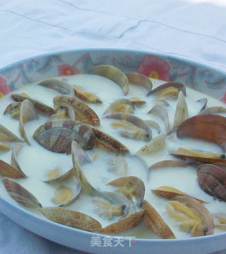 Steamed Egg with Clams recipe