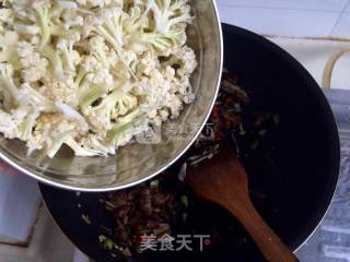 Stir-fried Organic Cauliflower with Tempeh recipe