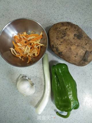 Orange Peel Potato Shreds recipe
