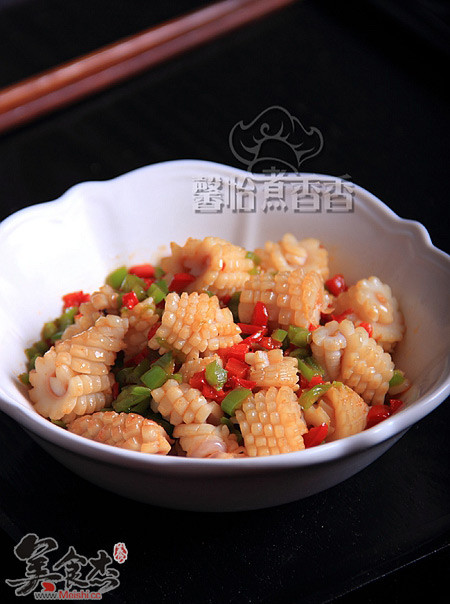 Squid Flower in Oyster Sauce recipe