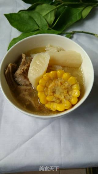 Stewed Pork Ribs with Yam and Corn recipe