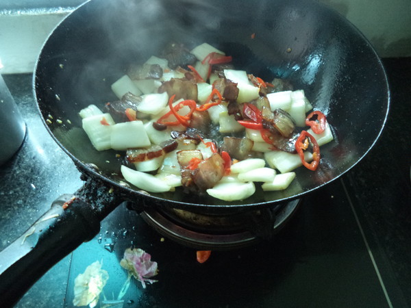 Chinese Cabbage Roasted Pork recipe