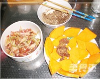 Pumpkin Steamed Pork recipe