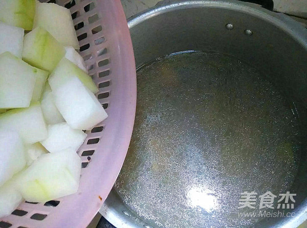 Barley and Winter Melon Pork Knuckle Soup recipe