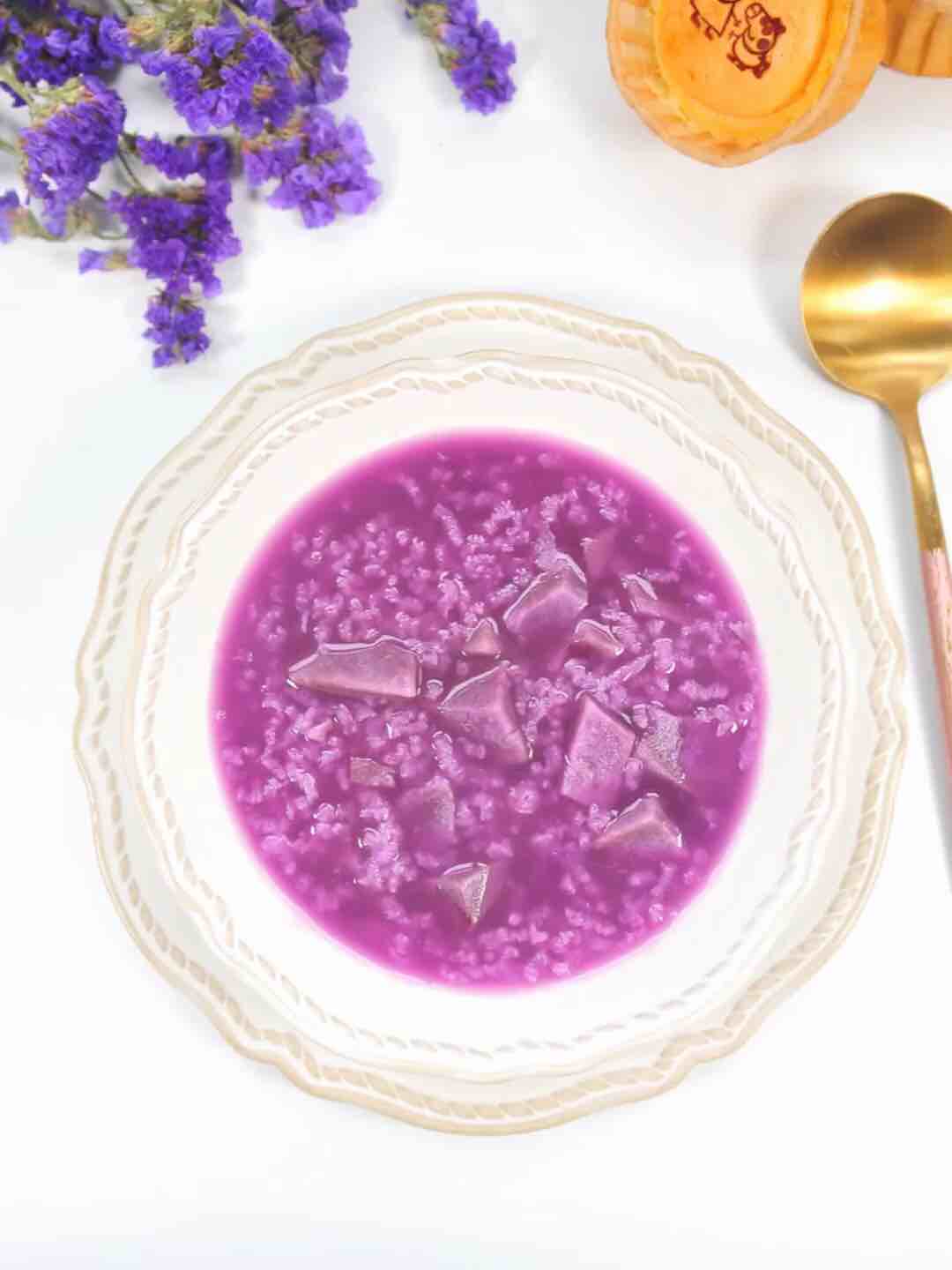 Purple Potato Congee recipe