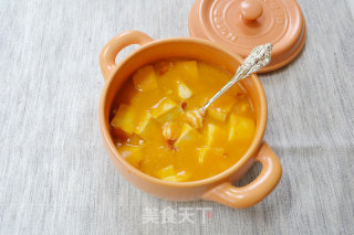 [crab Yellow Tofu] The Tall and Golden Tofu on The Table recipe