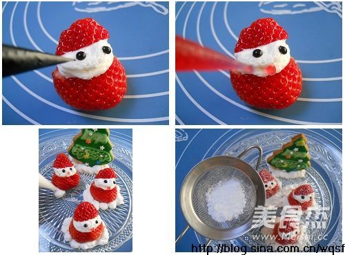 Strawberry Santa recipe