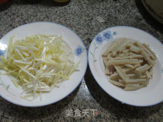 Stir-fried Tripe with Leek Sprouts recipe