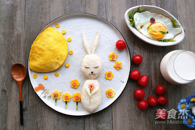 Spring Flowers Bloom and Melt Love into Rice Balls recipe