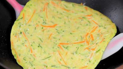Cucumber Omelette Baby Food Supplement Recipe recipe