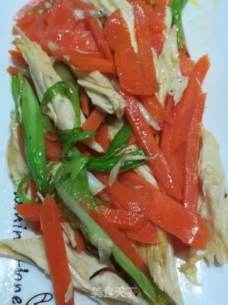 Fried Yuba with Carrots recipe