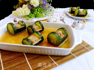 Cucumber Stuffed Meat recipe