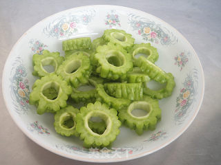 Bitter Gourd with Tahini Sauce recipe