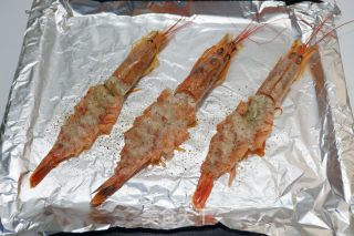 Cheese Baked Argentine Red Shrimp recipe