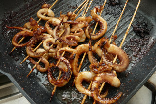 Stir-fried Squid with Sauce recipe