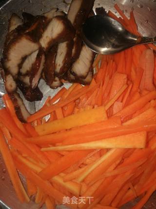 Barbecued Pork with Fried Bean recipe