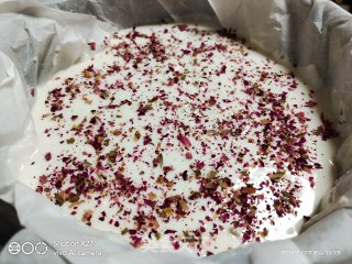 Steamed Rice Cake with Rose Flower recipe