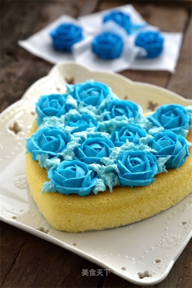 [tomato Recipe] Blue Enchantress Cheesecake-valentine's Day Flowers and Cakes are Indispensable recipe