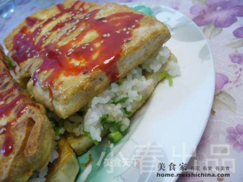 Tofu Rice Sandwich recipe
