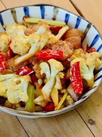 Cauliflower Fried Pork recipe