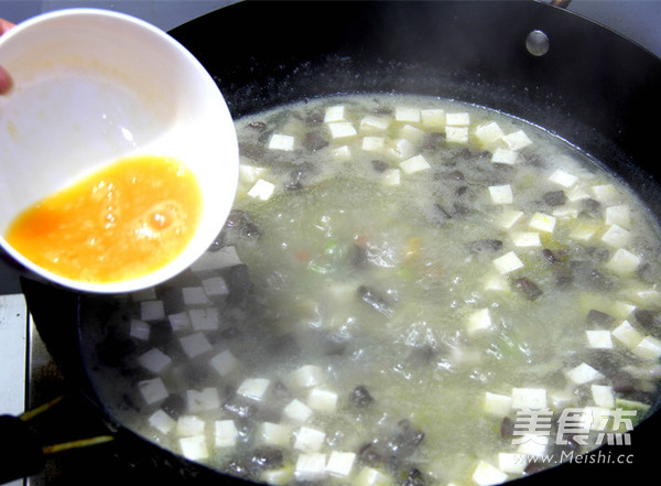 Chicken Blood Tofu Soup recipe