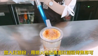 Internet Celebrity High Popularity Tea, Fire Roasted Milk Tea recipe