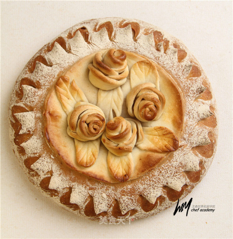 Rose Decoration Bread recipe