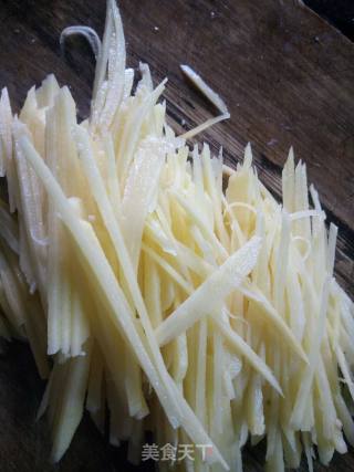 Green Pepper and Potato Shreds recipe