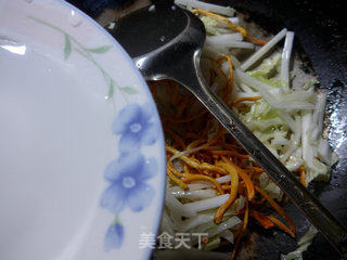 Stir-fried Cabbage with Cordyceps Mushroom recipe