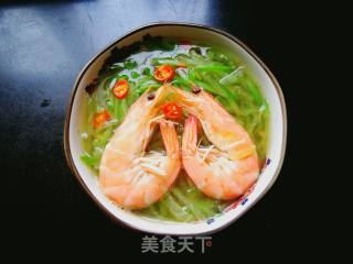 Shredded Radish and Shrimp Soup recipe