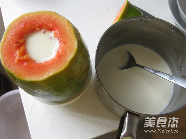 Papaya Milk Jelly recipe