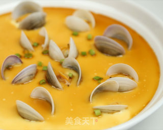 Steamed Egg with Clams recipe