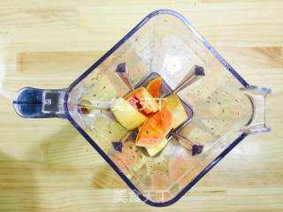 Milk Frozen Papaya Juice recipe