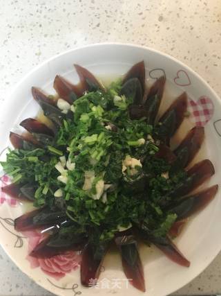 Preserved Egg with Cold Dressing recipe