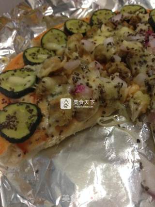 #aca烤明星大赛#chia Seed Beef Pizza recipe