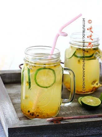 Lime Passion Fruit Honey Drink recipe