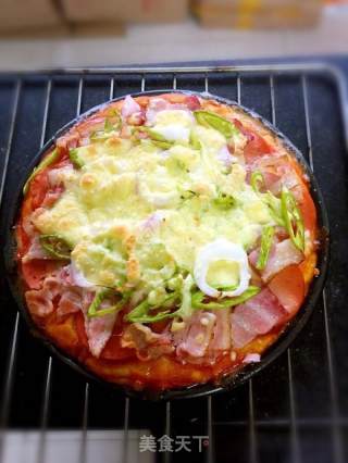 Bacon Ham Pizza recipe