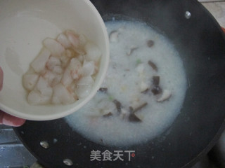 Mushroom Cod Congee recipe