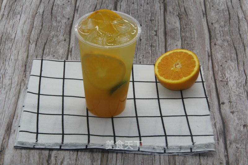 Sparkling Water Series-green Orange One Summer recipe