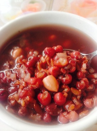 Red Bean and Red Rice Porridge recipe