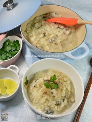 Western Style Sea Bass Porridge recipe