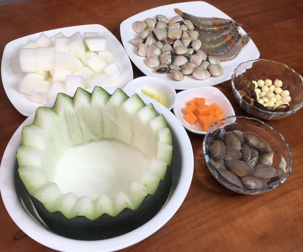 Cantonese Seafood Winter Melon Cup recipe