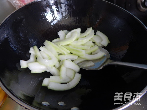 Stir-fried Winter Melon Strips with Soy Sauce recipe