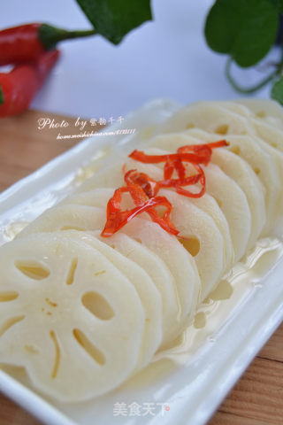 Sweet and Sour Lotus Root Slices recipe