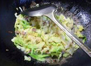 Stir-fried Cabbage with Bacon Thousand Sheets recipe
