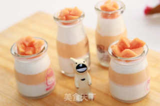 Papaya Coconut Milk Jelly——in The Hot Summer, Bring this Icy Delicacy to The Table recipe
