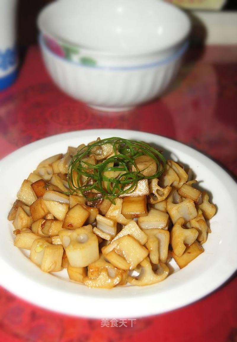 Fish-flavored Pleurotus Eryngii Lotus Root recipe