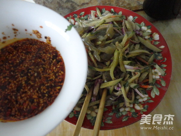 Sesame Sauce Mixed Cold Skin recipe