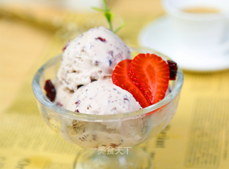 Cool Icy Cranberry Cream Ice Cream recipe