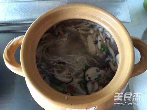 Healthy Mushroom Chicken Soup recipe